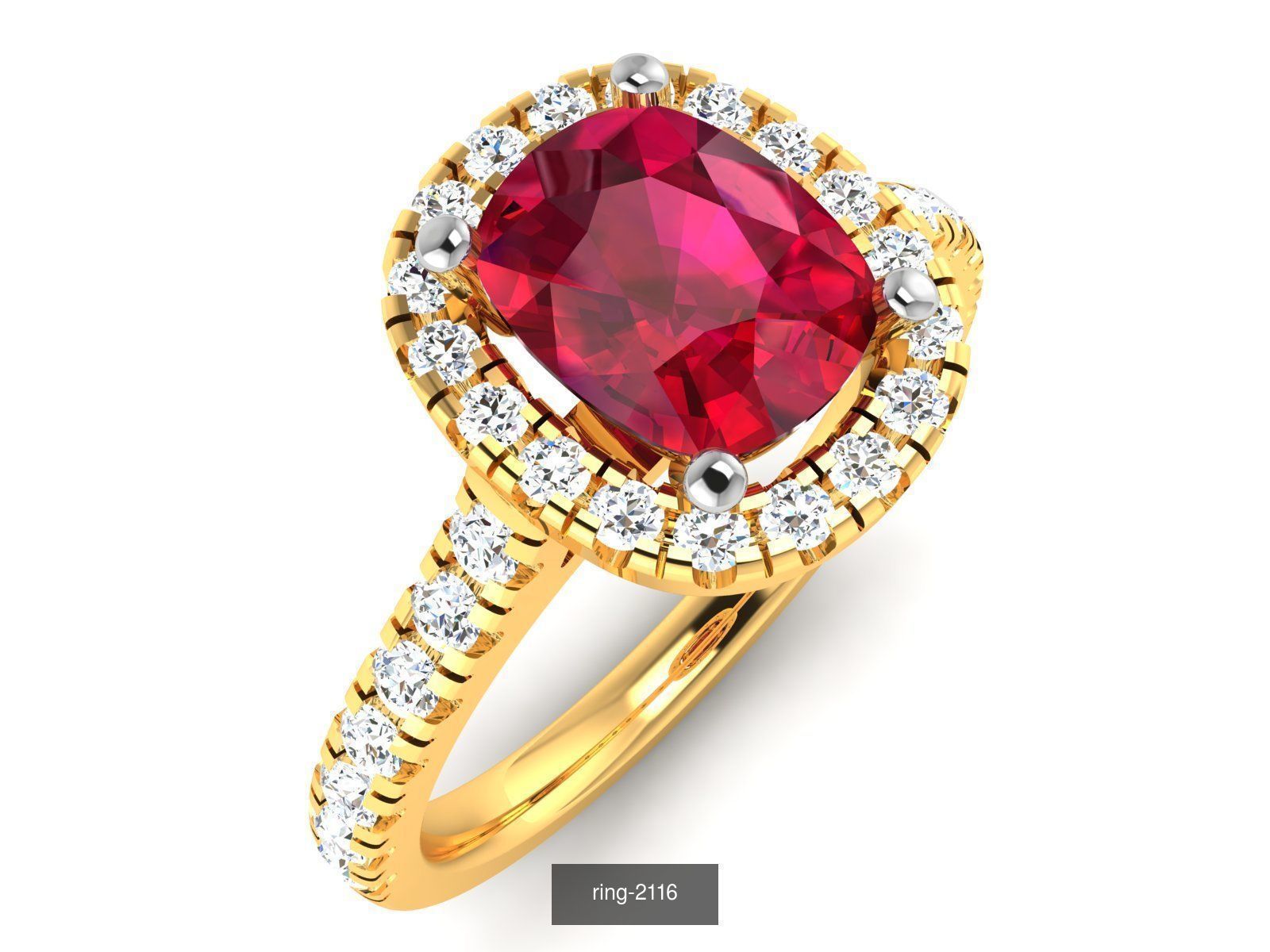 274 GEMSTONE RING 3D Model Collection_173