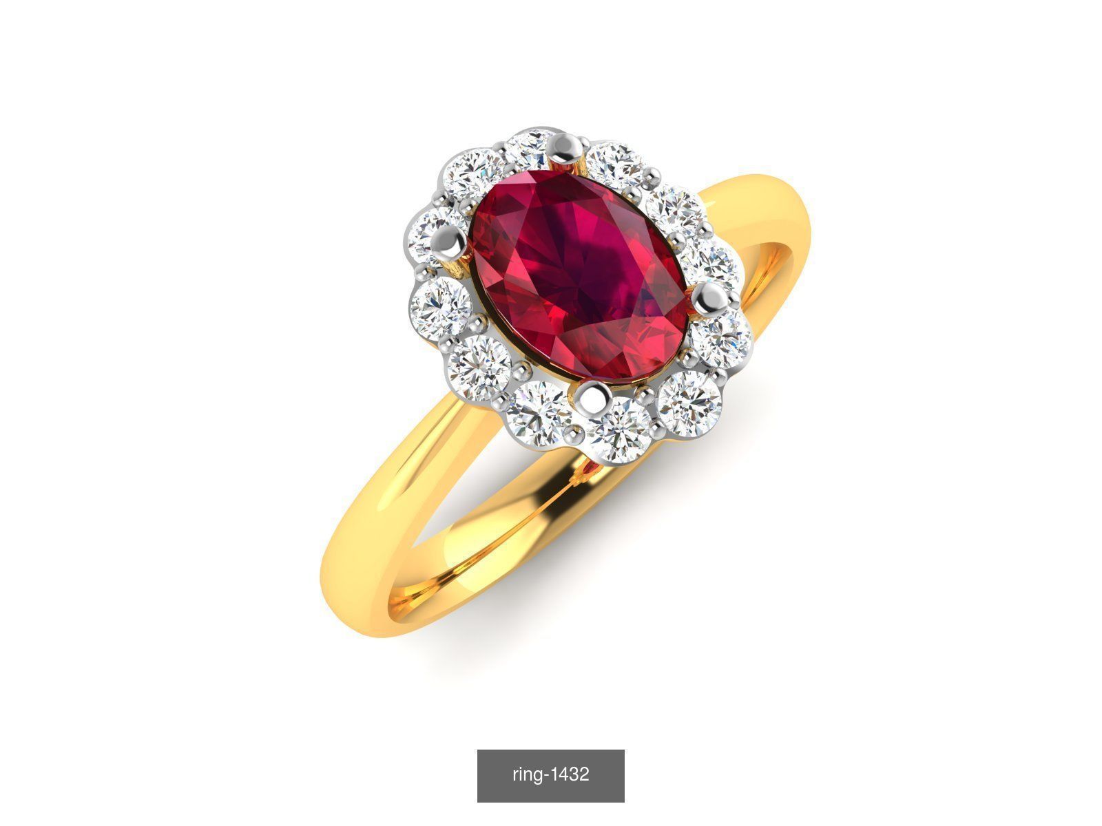 274 GEMSTONE RING 3D Model Collection_128