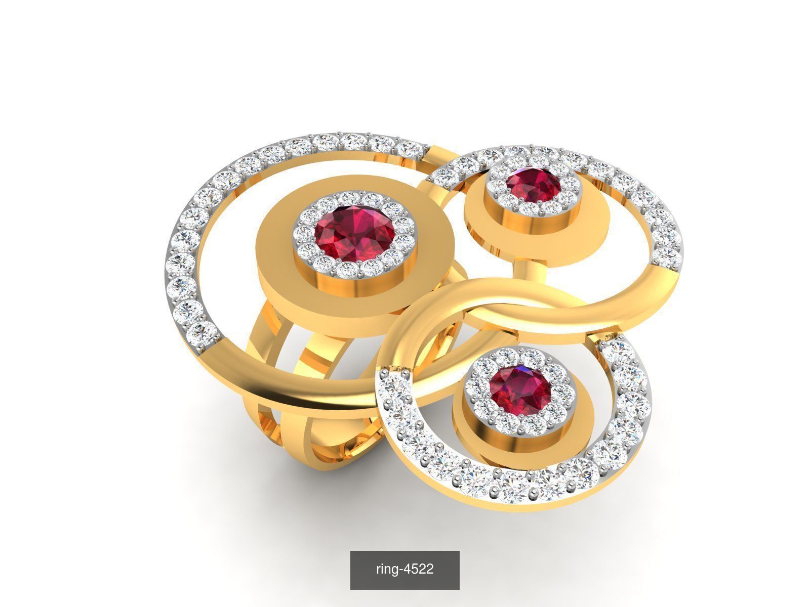 274 GEMSTONE RING 3D Model Collection_179