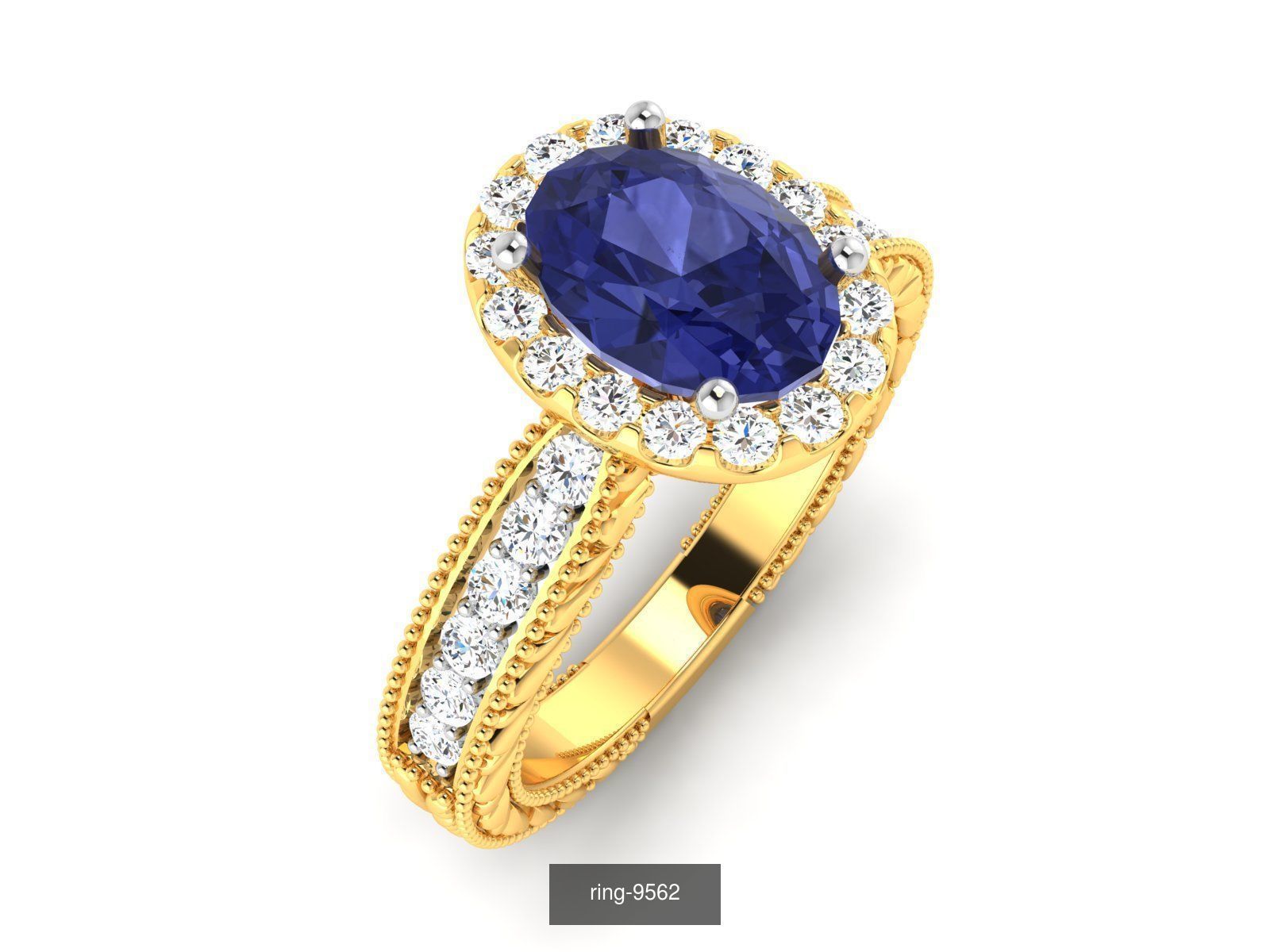 274 GEMSTONE RING 3D Model Collection_36
