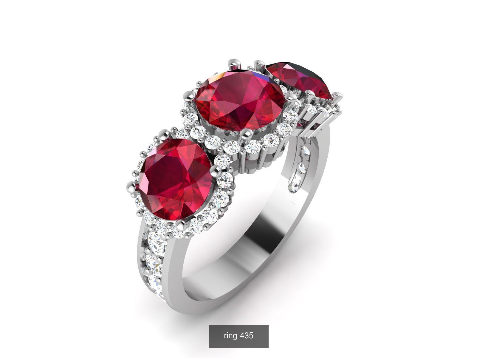 274 GEMSTONE RING 3D Model Collection_74