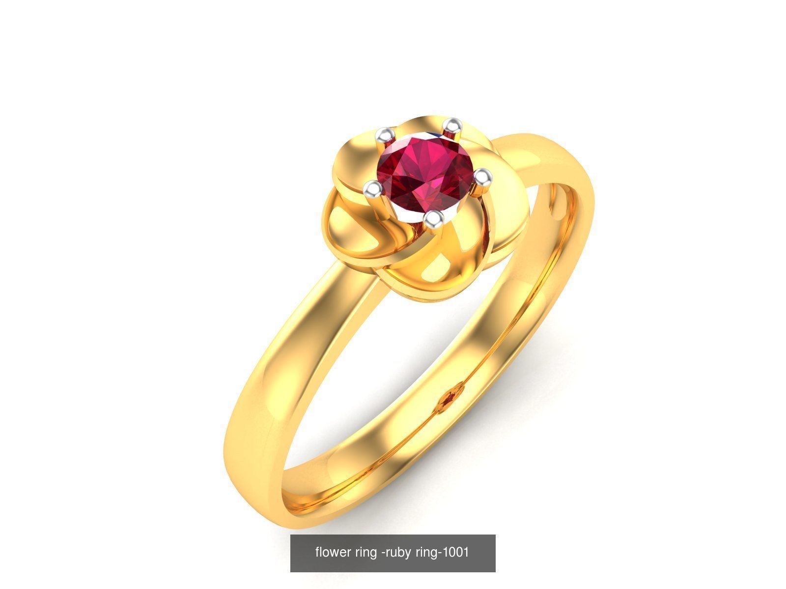 274 GEMSTONE RING 3D Model Collection_135