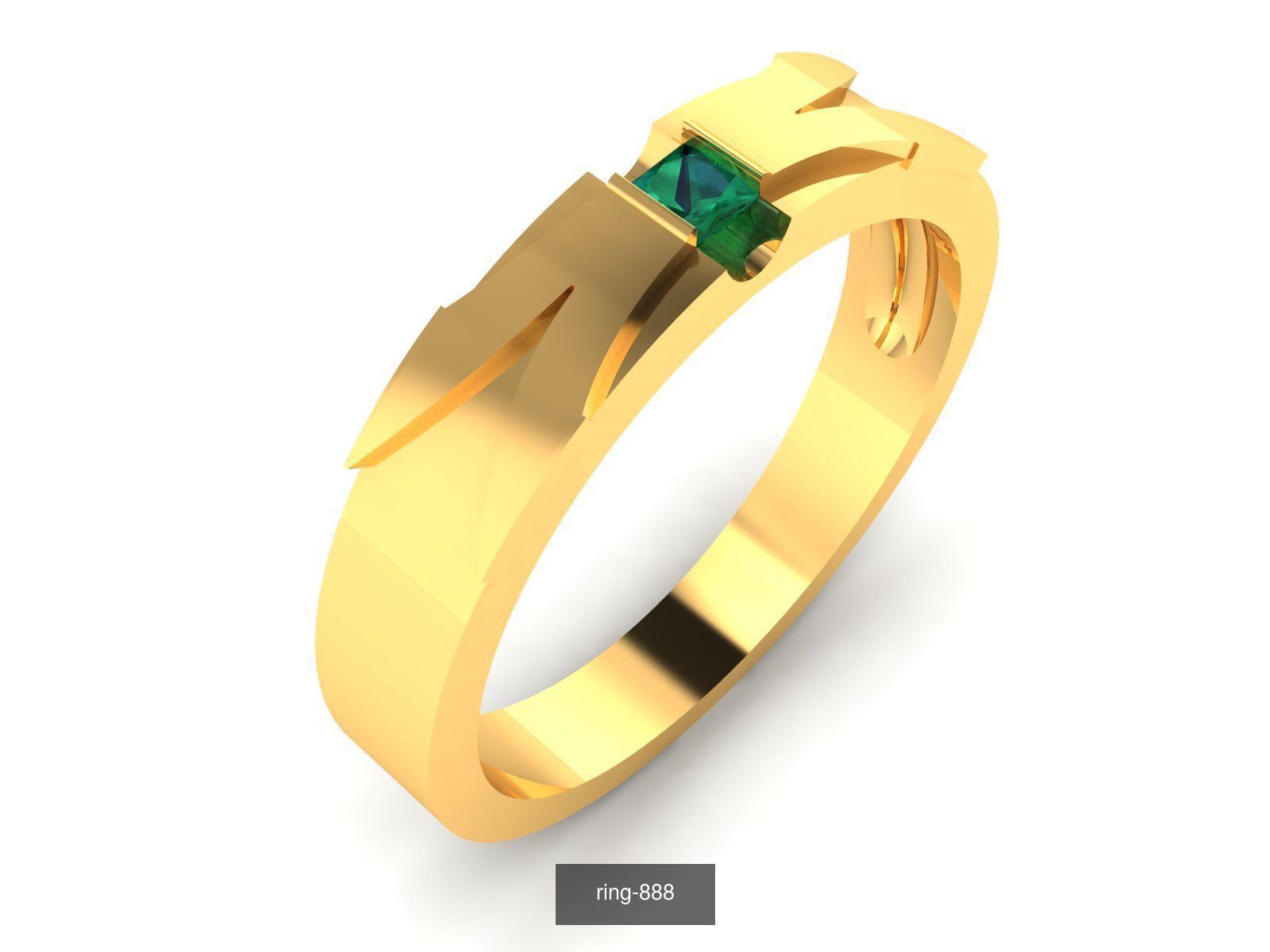274 GEMSTONE RING 3D Model Collection_55