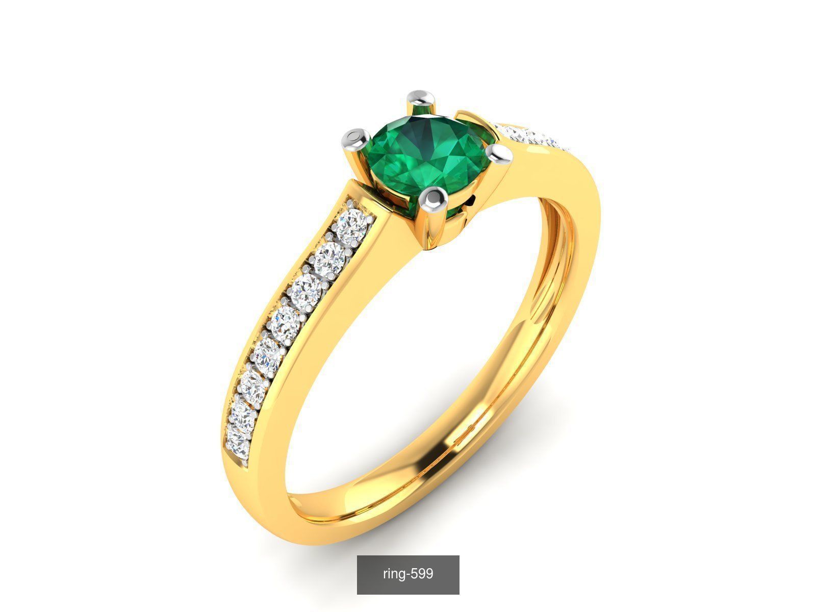 274 GEMSTONE RING 3D Model Collection_69