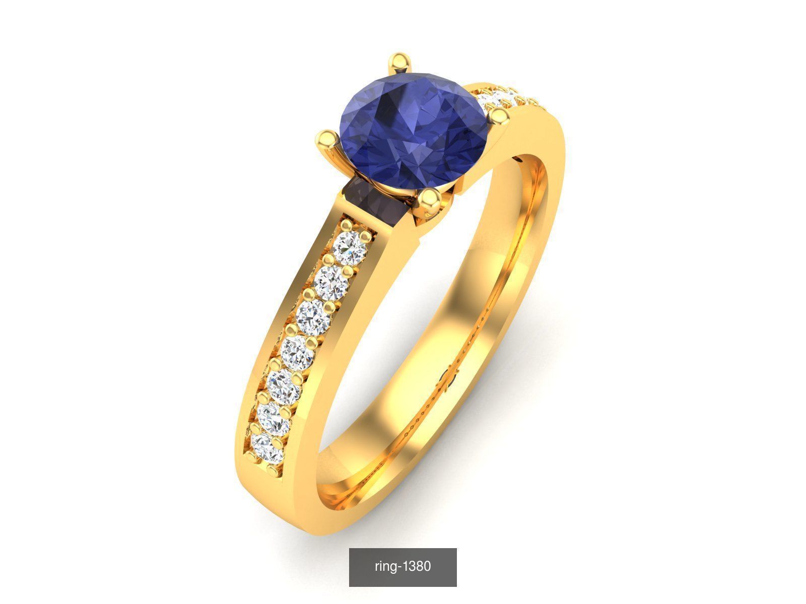 274 GEMSTONE RING 3D Model Collection_129