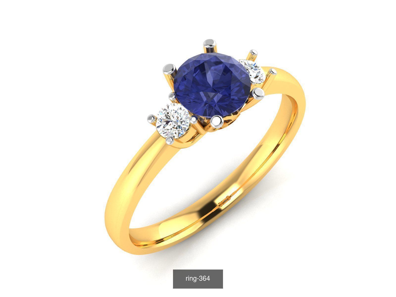 274 GEMSTONE RING 3D Model Collection_79