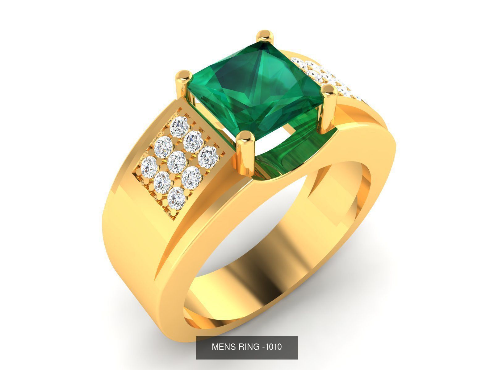 274 GEMSTONE RING 3D Model Collection_134