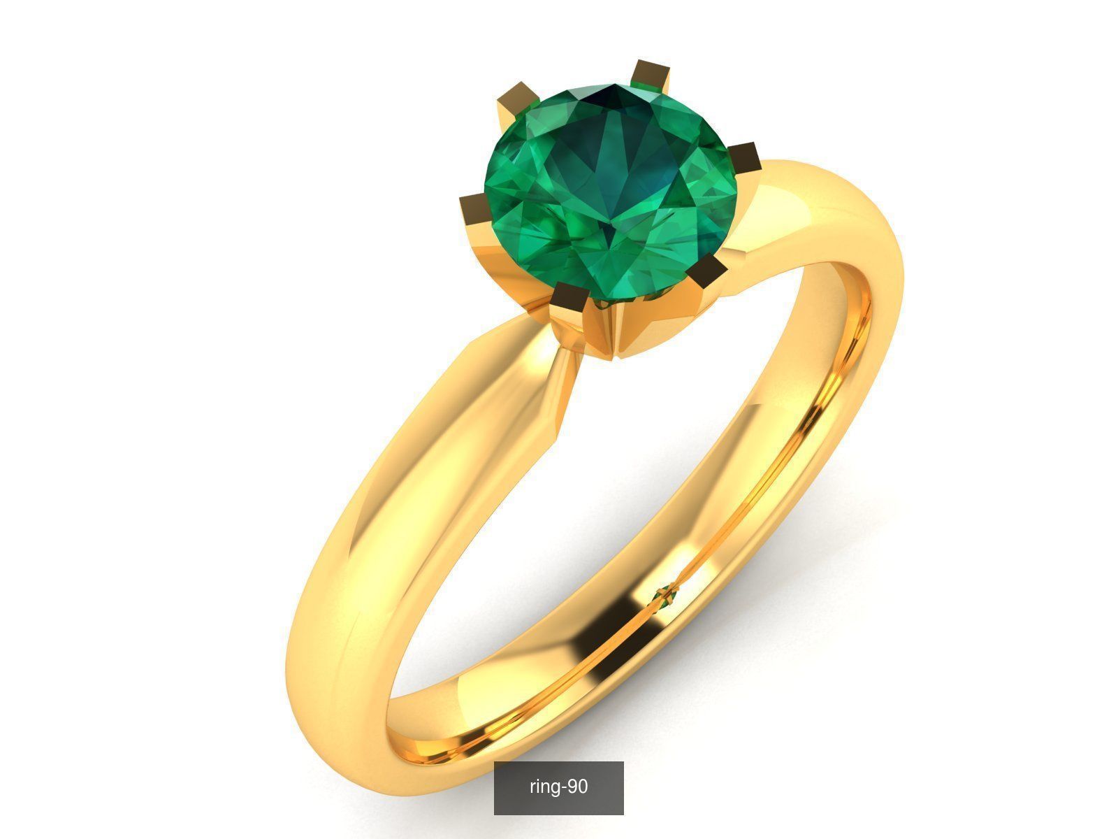 274 GEMSTONE RING 3D Model Collection_50