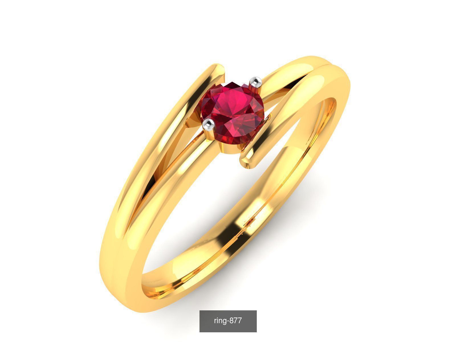 274 GEMSTONE RING 3D Model Collection_57