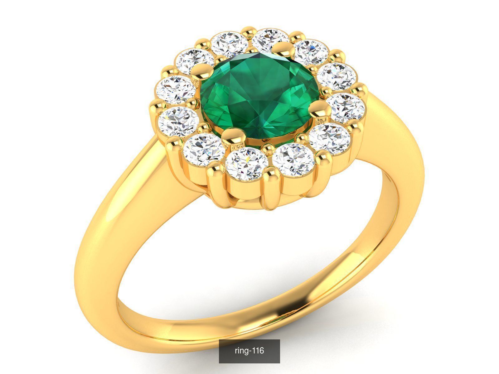 274 GEMSTONE RING 3D Model Collection_88