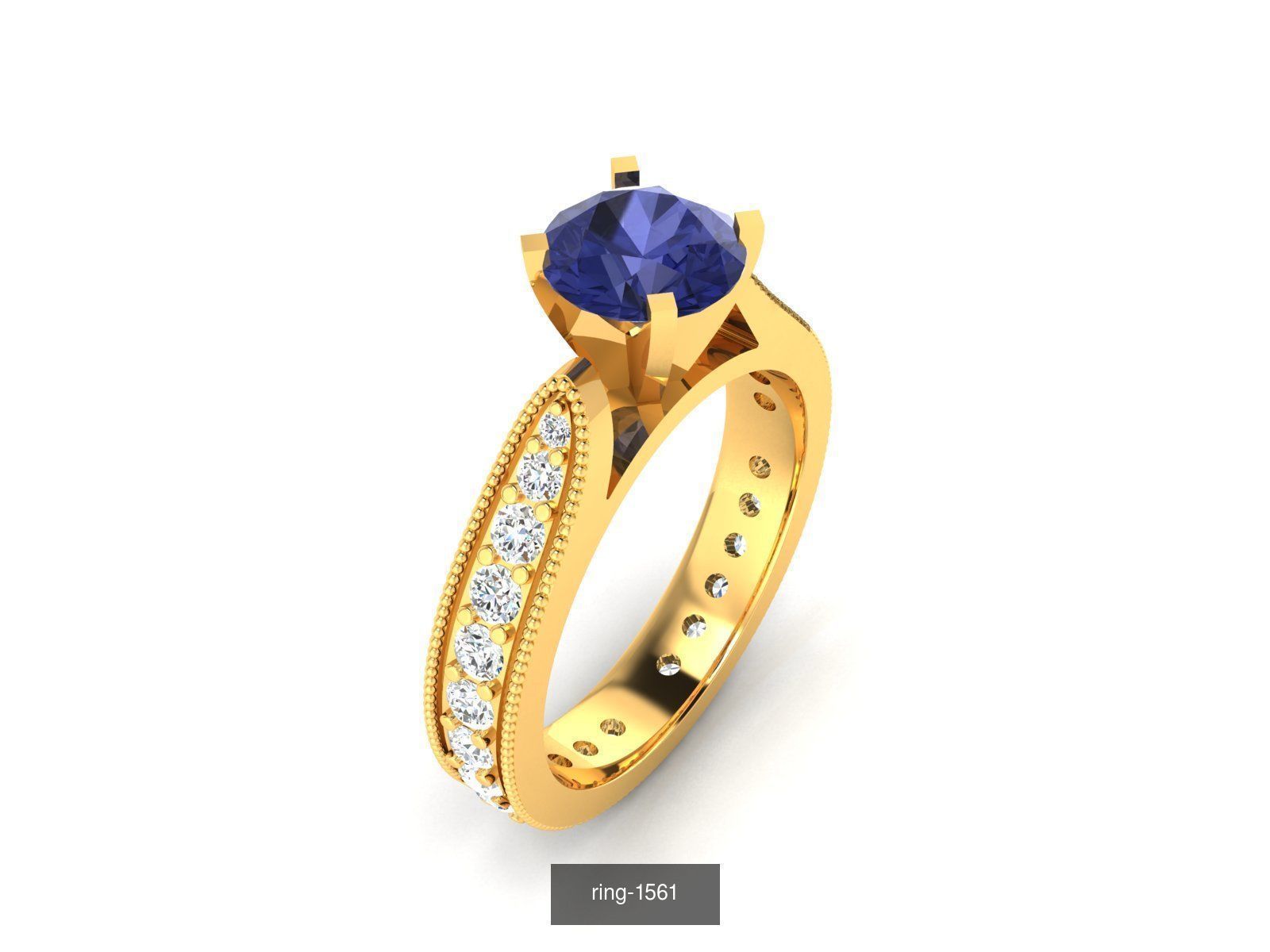 274 GEMSTONE RING 3D Model Collection_122