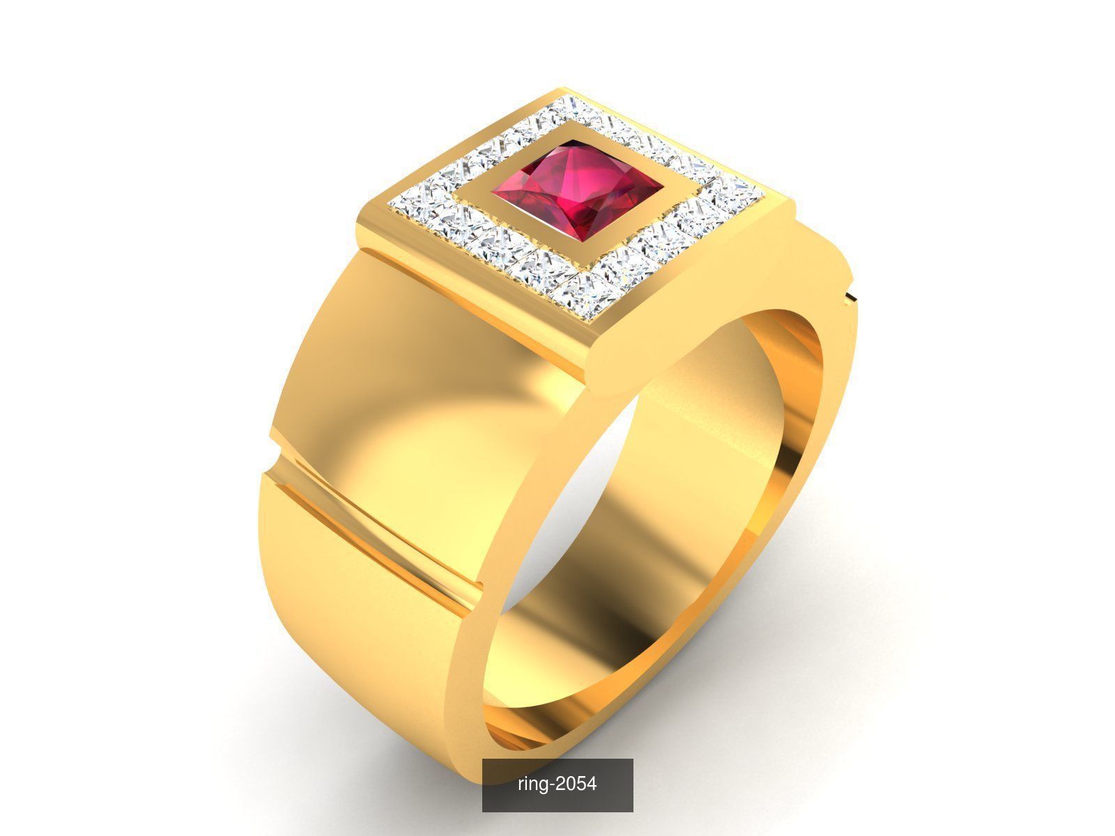 274 GEMSTONE RING 3D Model Collection_95