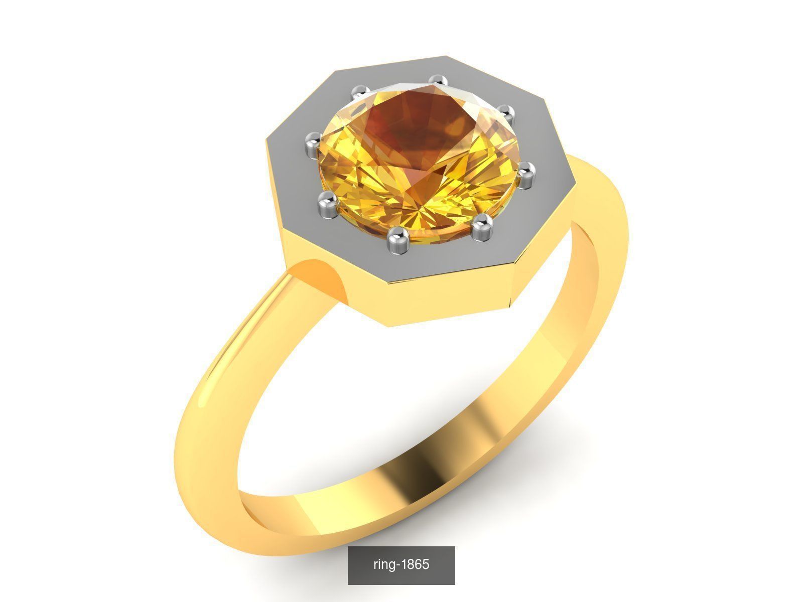 274 GEMSTONE RING 3D Model Collection_107
