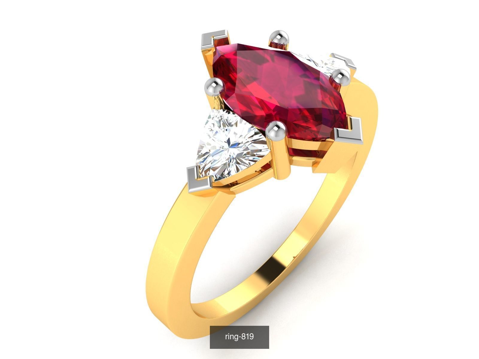 274 GEMSTONE RING 3D Model Collection_59