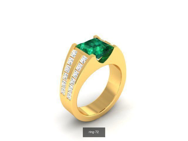 274 GEMSTONE RING 3D Model Collection_64