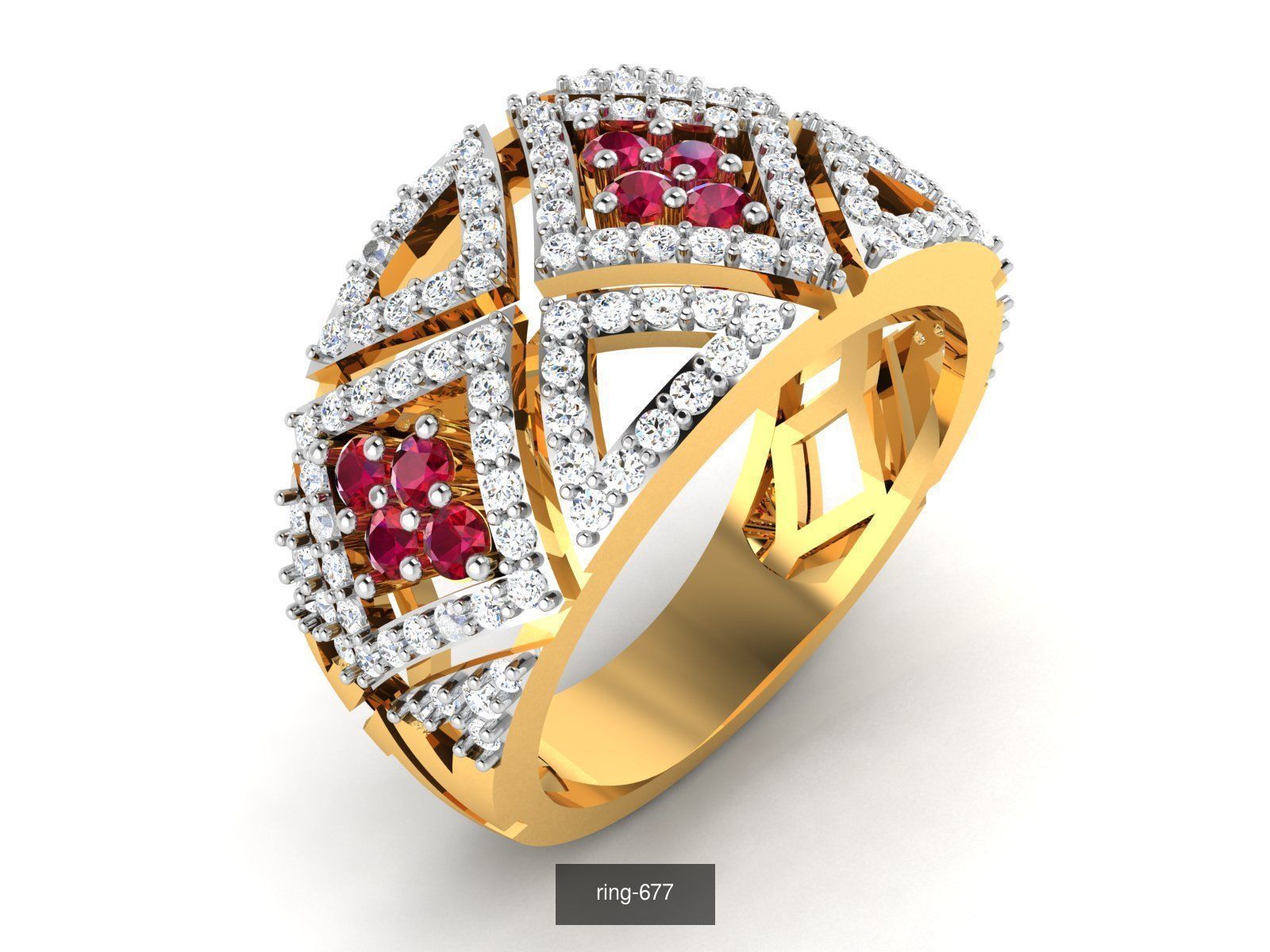 274 GEMSTONE RING 3D Model Collection_67