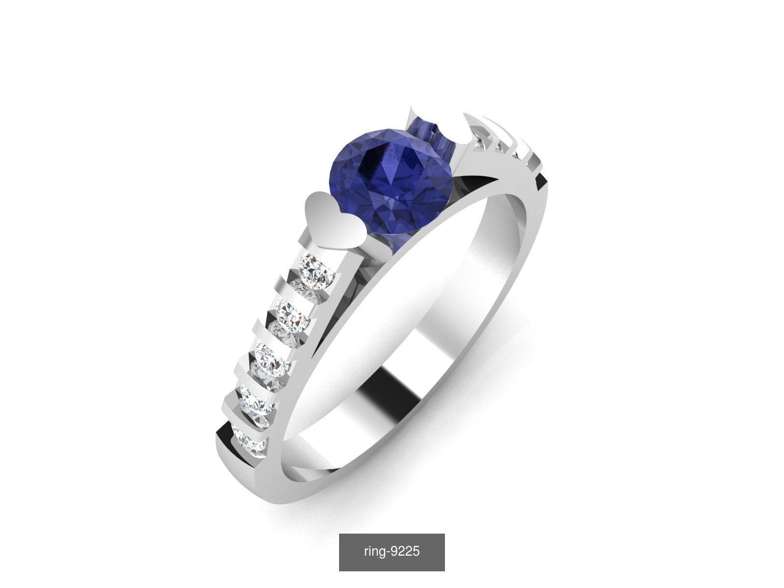 274 GEMSTONE RING 3D Model Collection_21