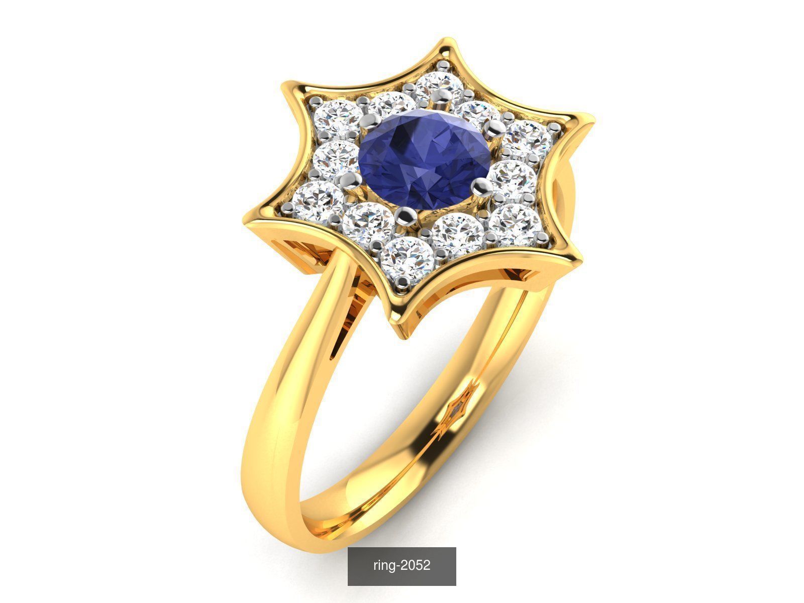 274 GEMSTONE RING 3D Model Collection_96