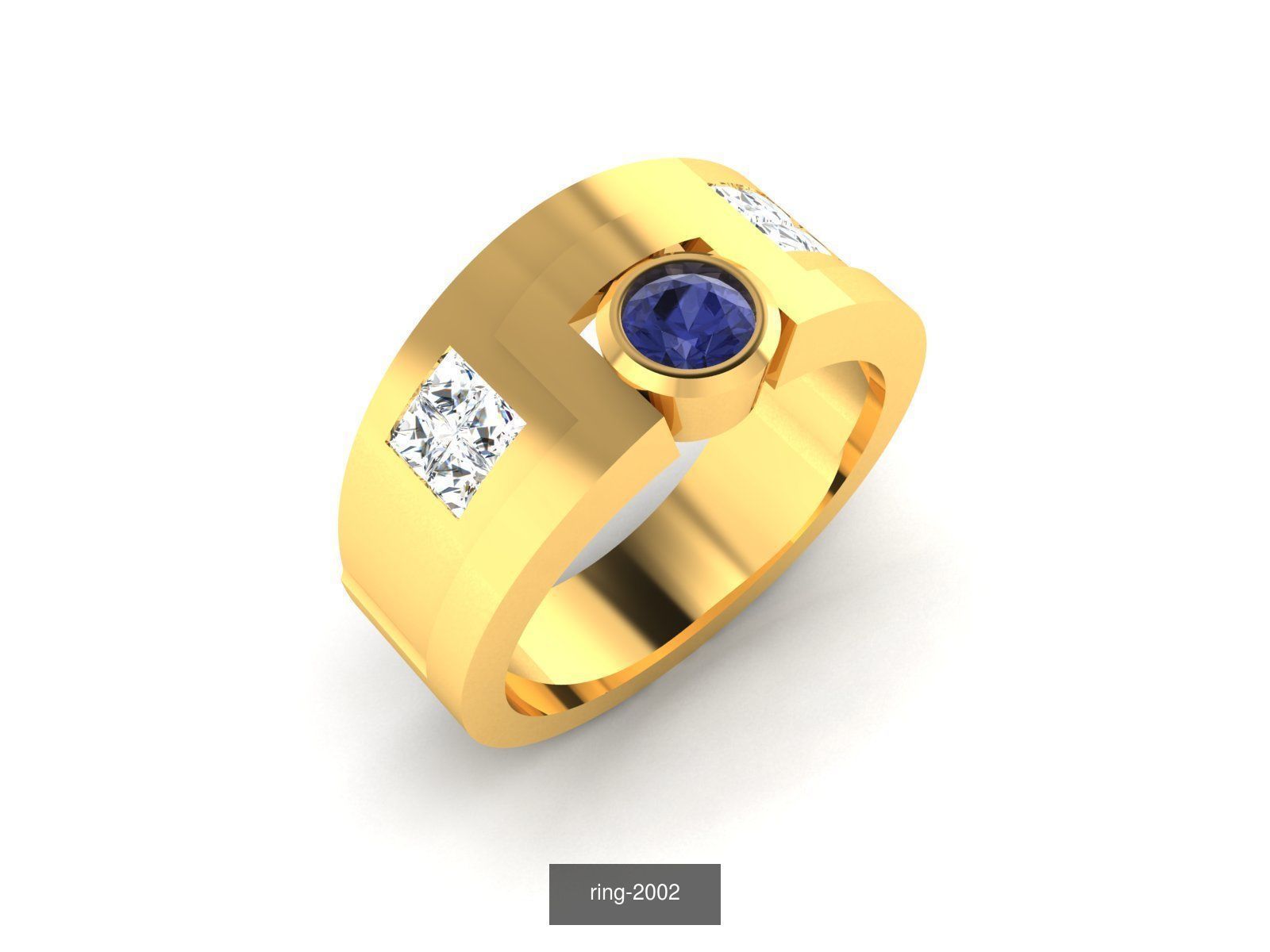 274 GEMSTONE RING 3D Model Collection_99