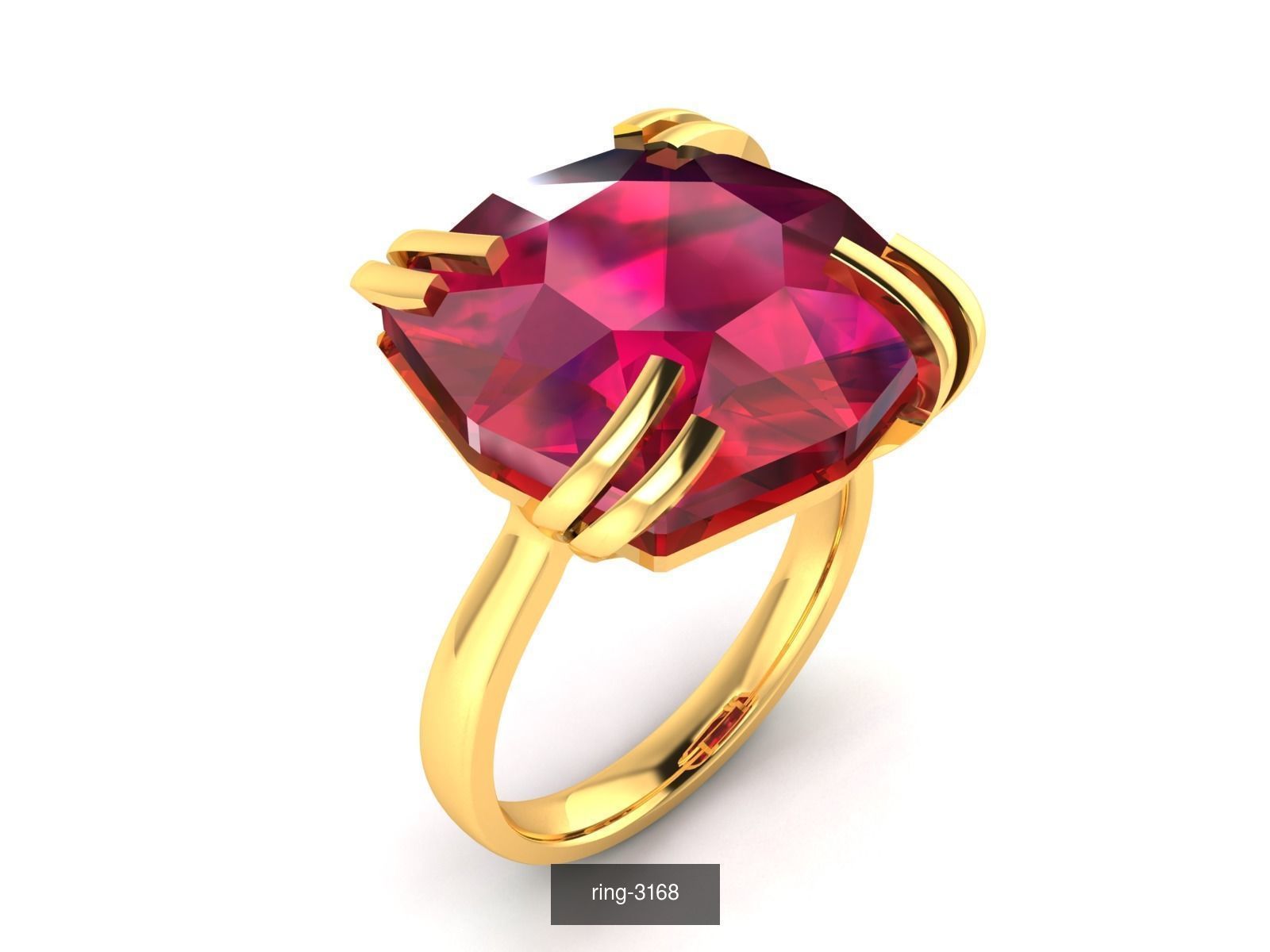 274 GEMSTONE RING 3D Model Collection_142