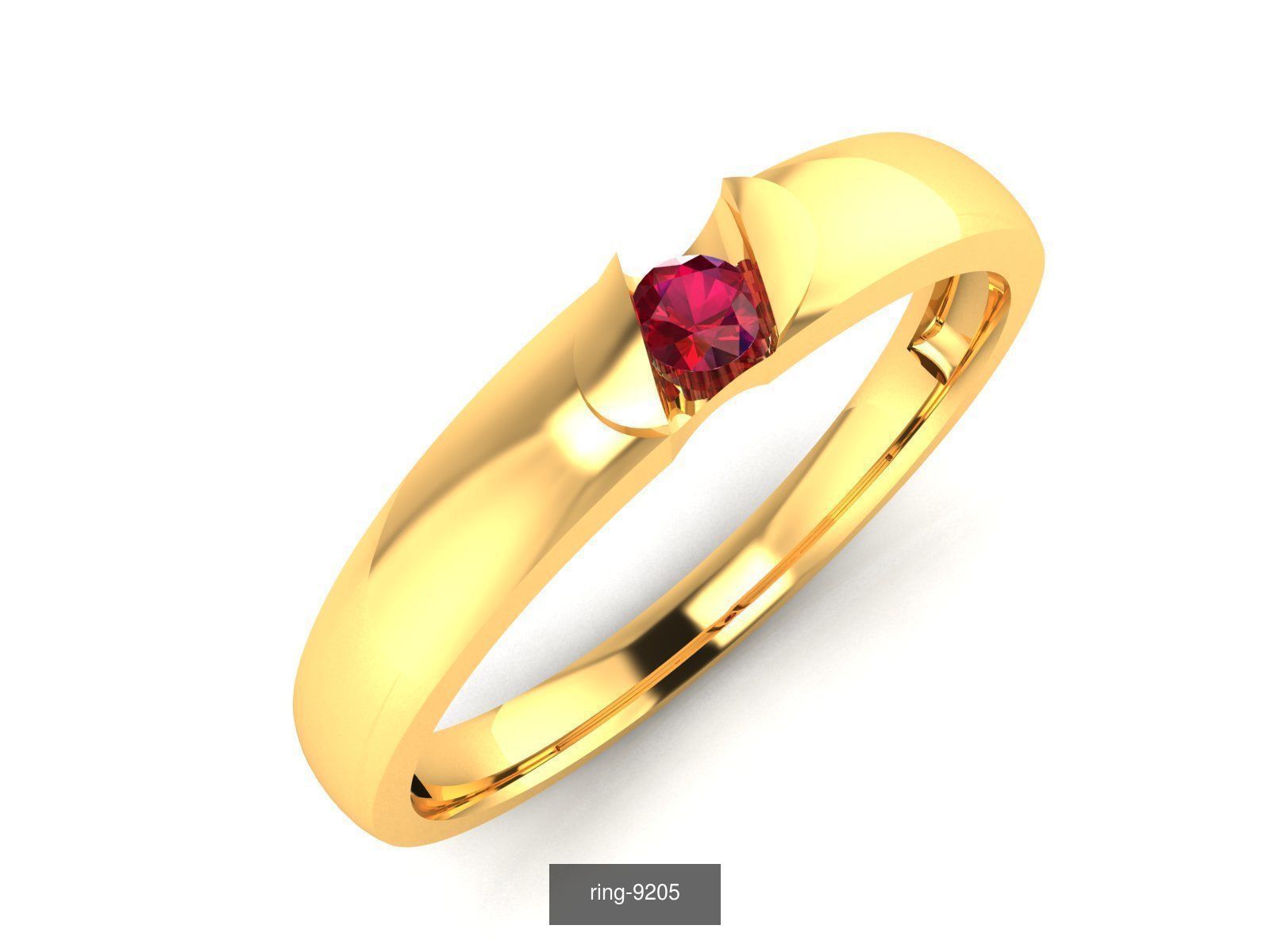 274 GEMSTONE RING 3D Model Collection_29
