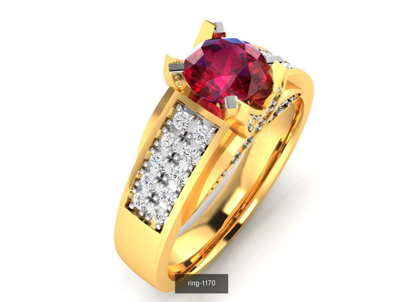 274 GEMSTONE RING 3D Model Collection_132