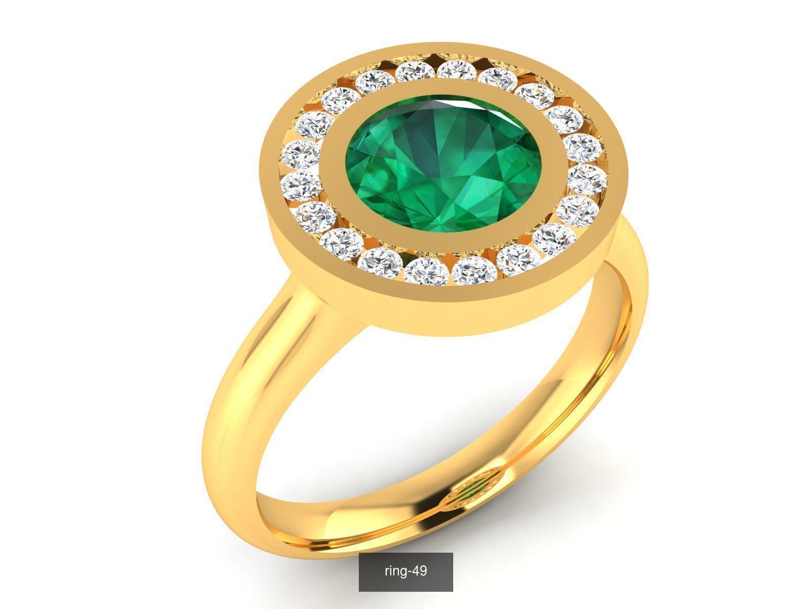 274 GEMSTONE RING 3D Model Collection_72