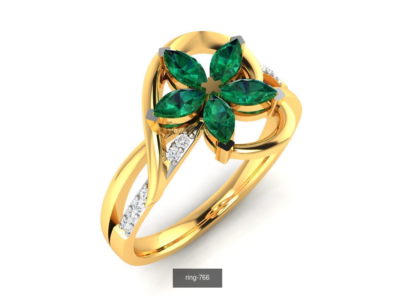 274 GEMSTONE RING 3D Model Collection_63