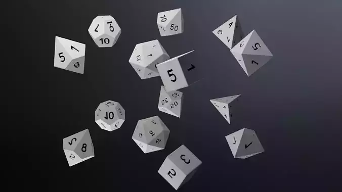 Polyhedral DnD Dice Pack