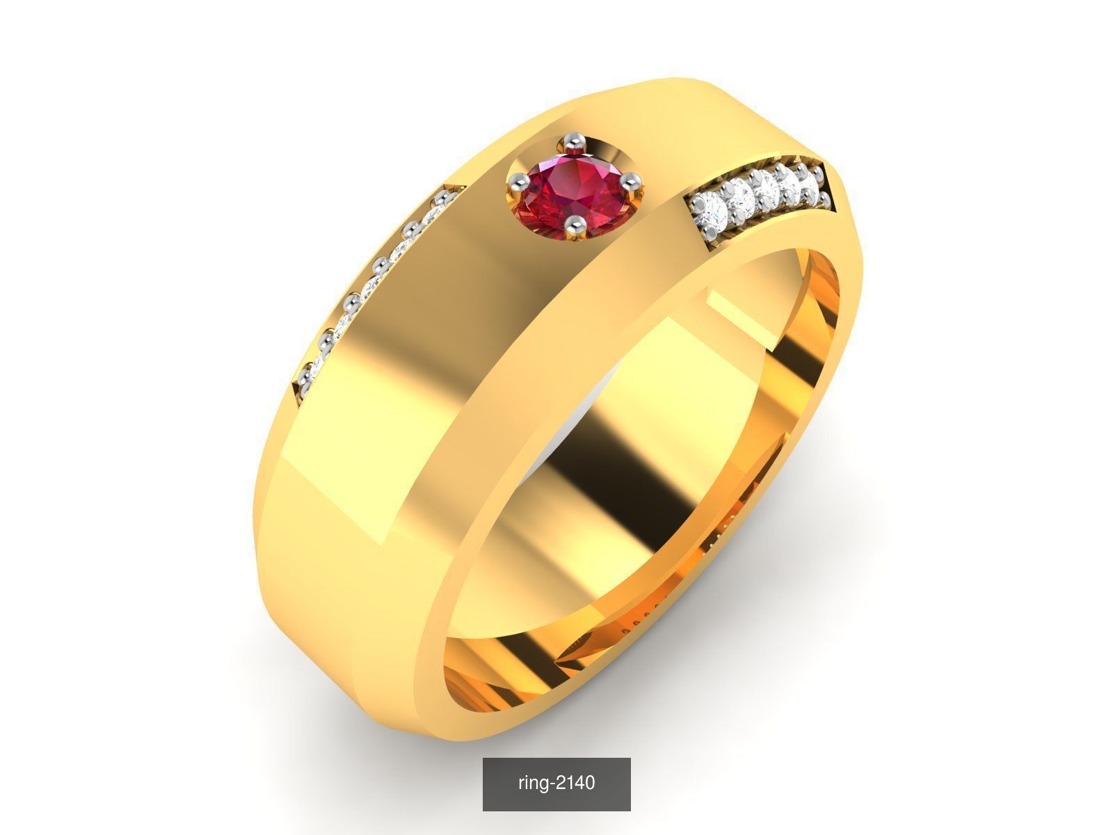 207 BAND RING 3D Model Collection_136