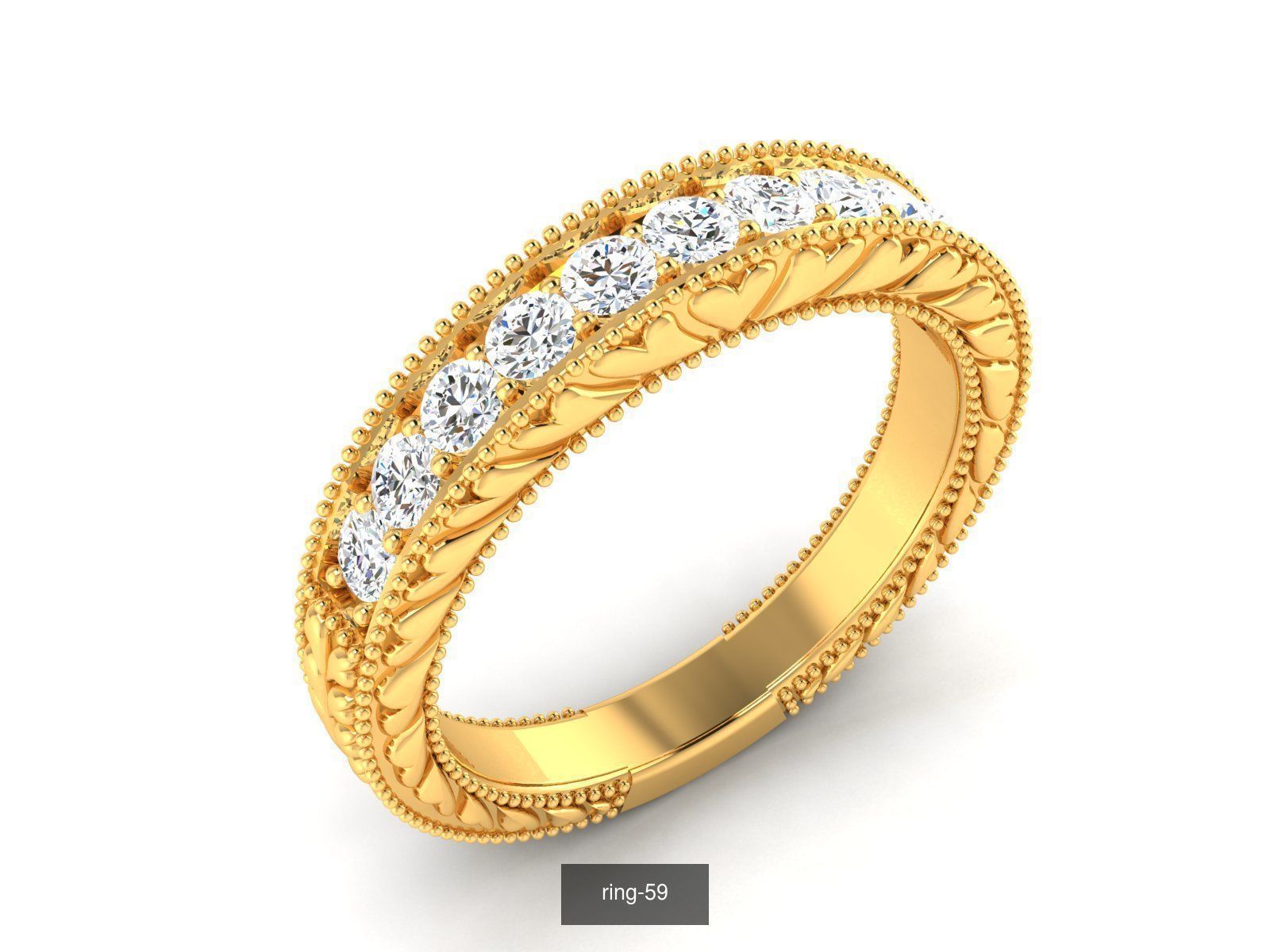 207 BAND RING 3D Model Collection_57