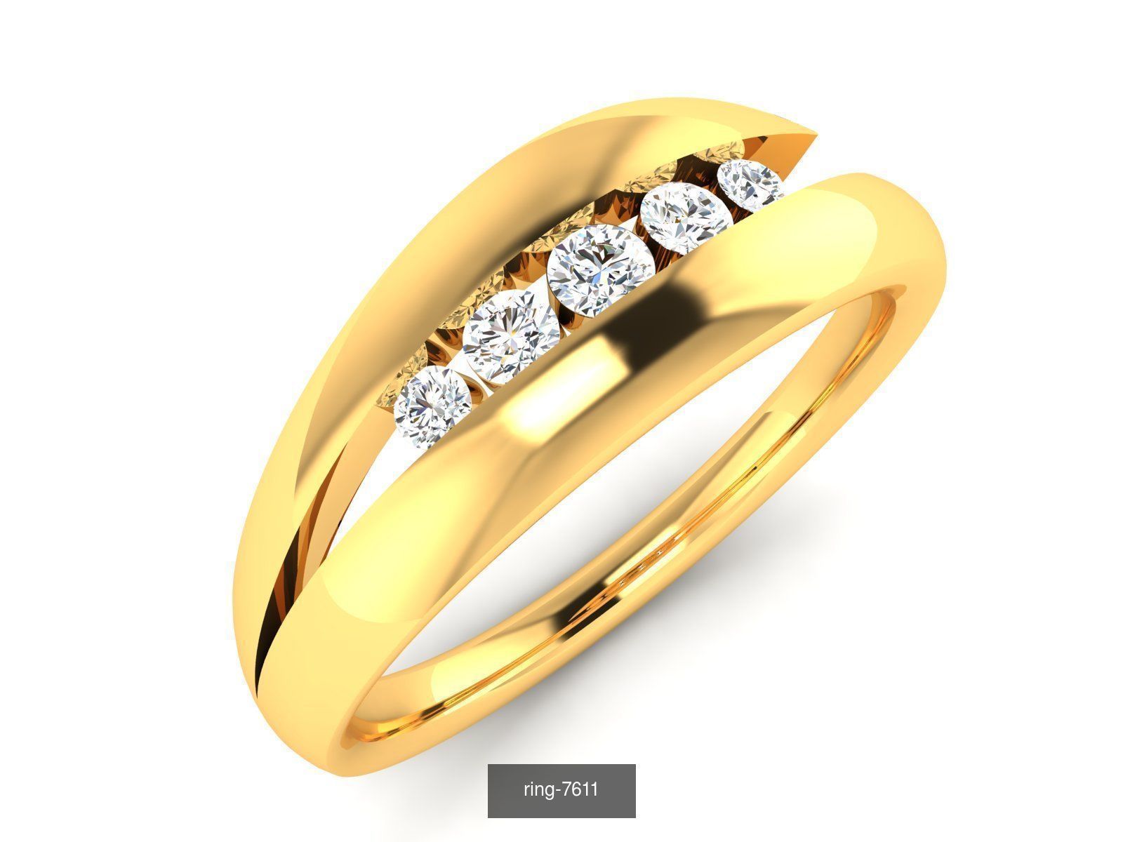 207 BAND RING 3D Model Collection_176
