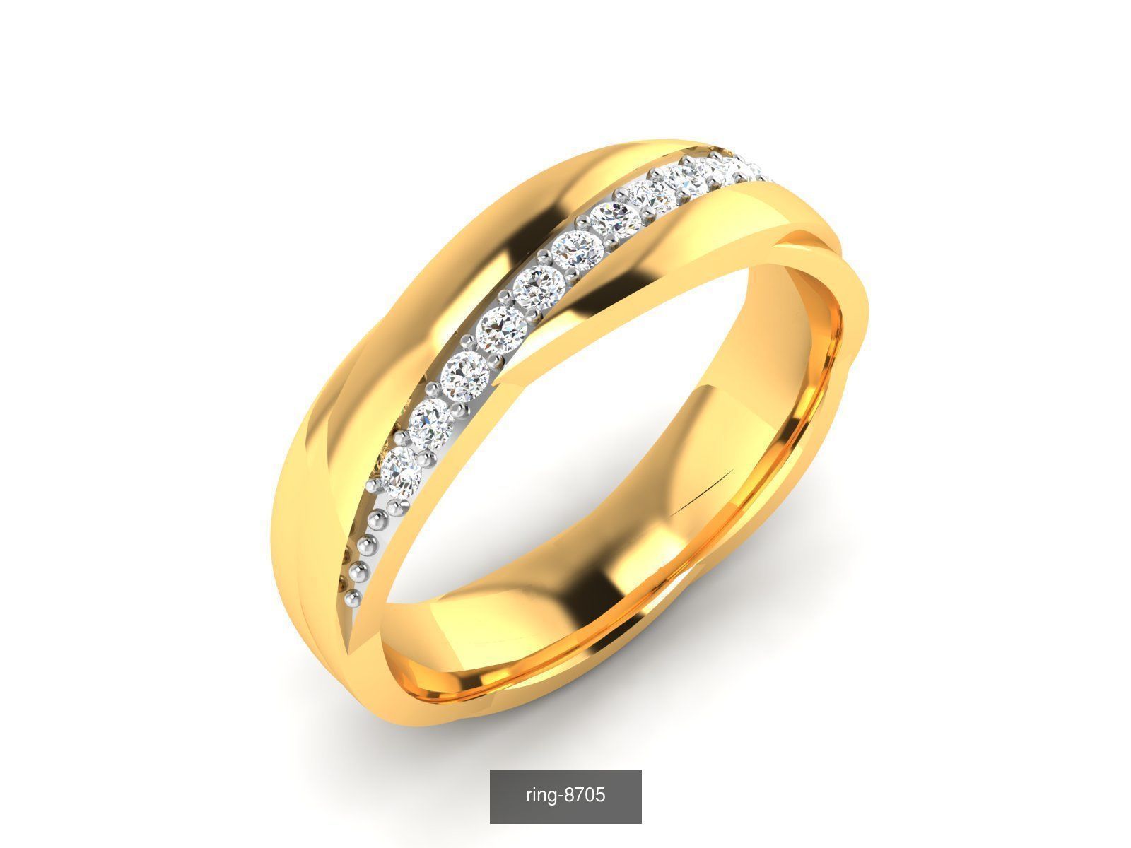 207 BAND RING 3D Model Collection_197