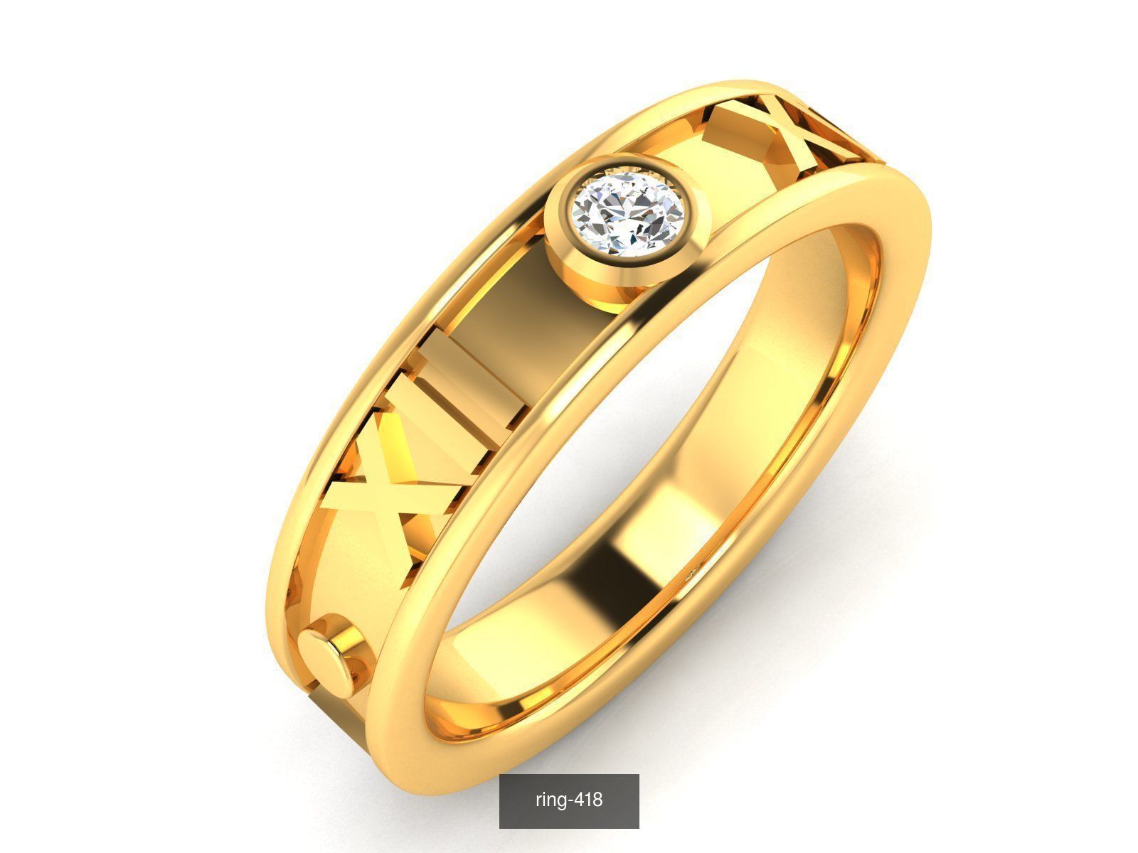 207 BAND RING 3D Model Collection_65