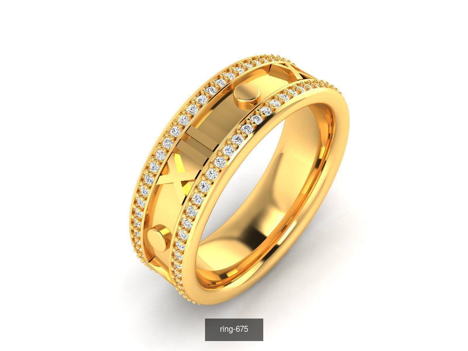 207 BAND RING 3D Model Collection_55