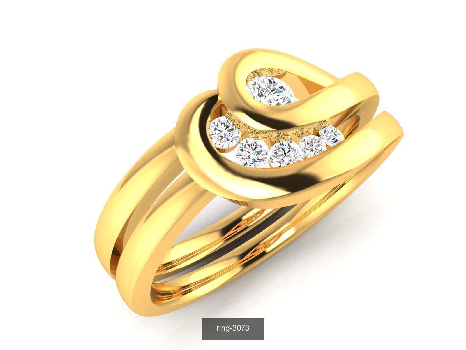 207 BAND RING 3D Model Collection_114