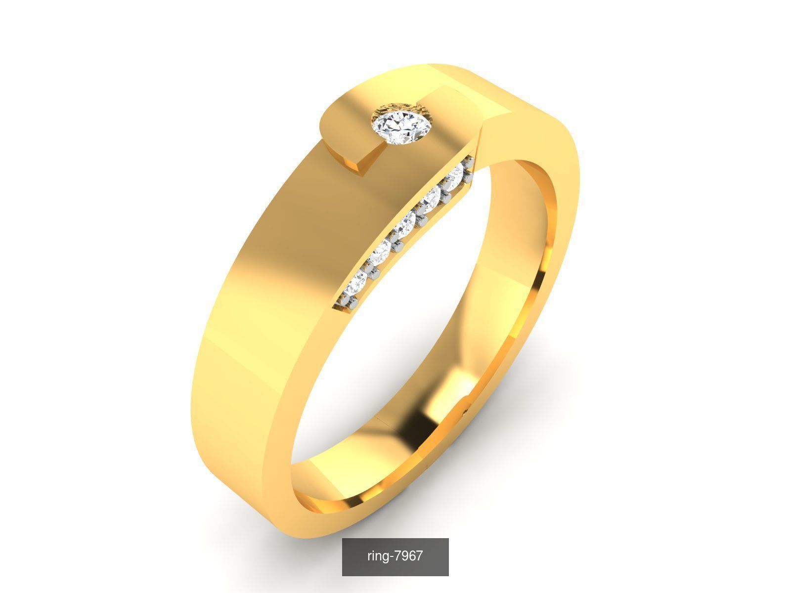 207 BAND RING 3D Model Collection_168