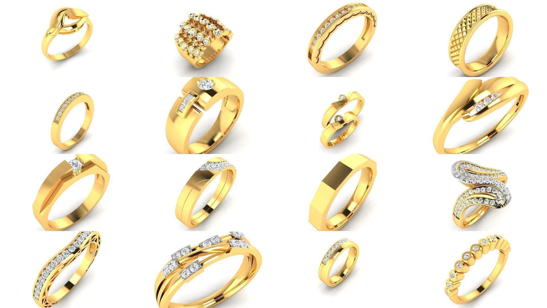 207 BAND RING 3D Model Collection_7