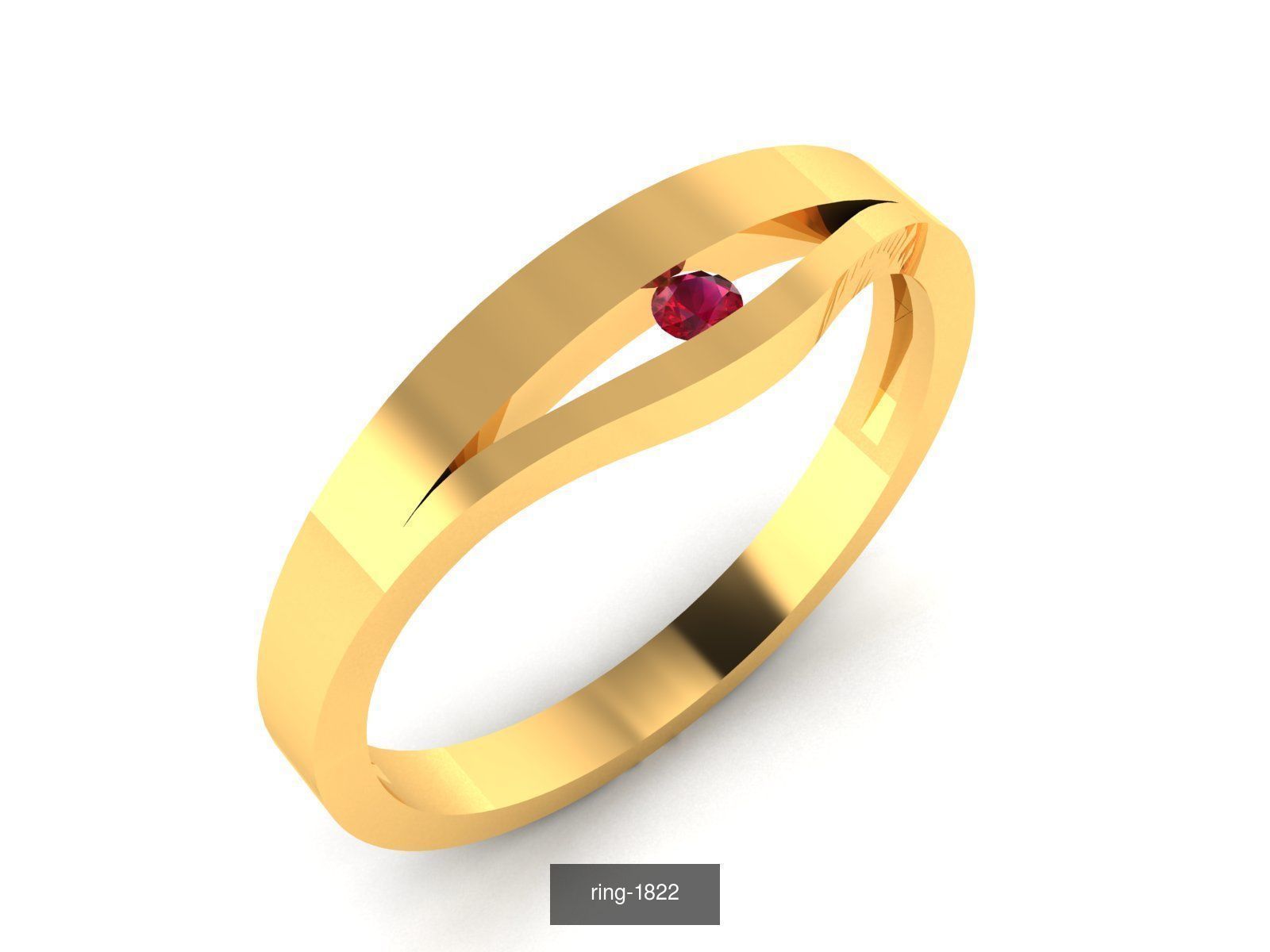 207 BAND RING 3D Model Collection_86