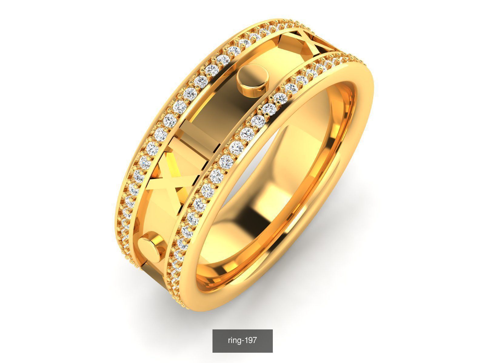 207 BAND RING 3D Model Collection_74