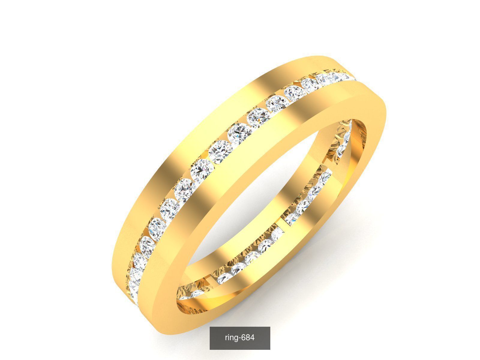 207 BAND RING 3D Model Collection_15