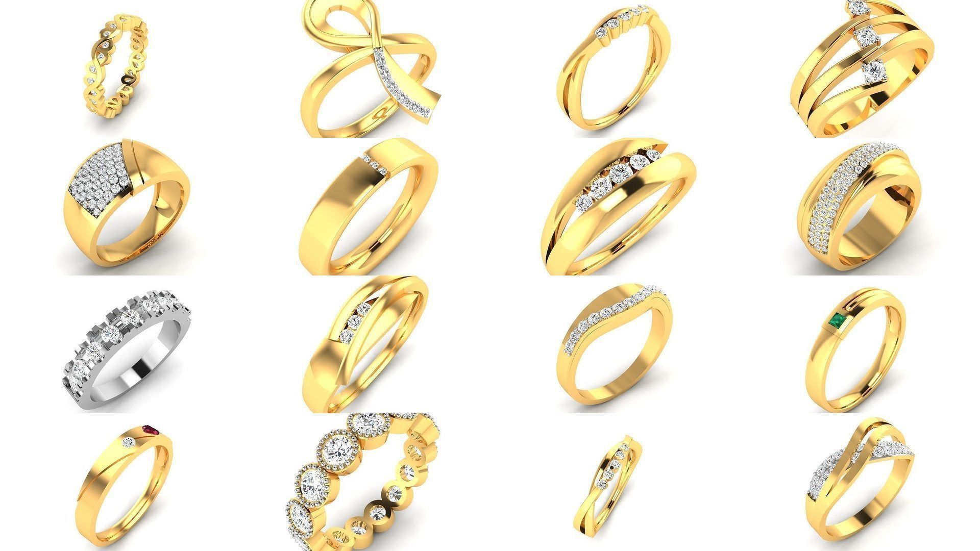 207 BAND RING 3D Model Collection_8