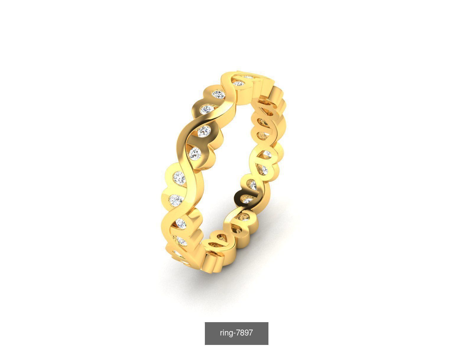 207 BAND RING 3D Model Collection_170