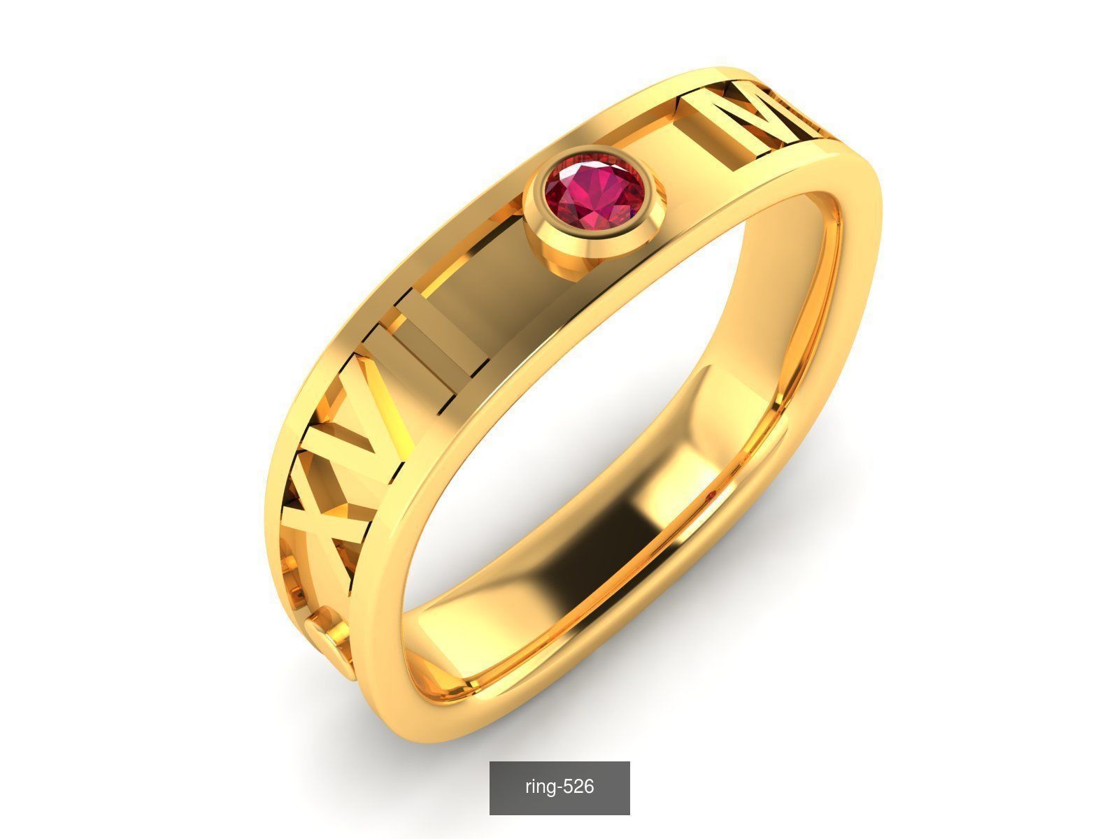 207 BAND RING 3D Model Collection_60