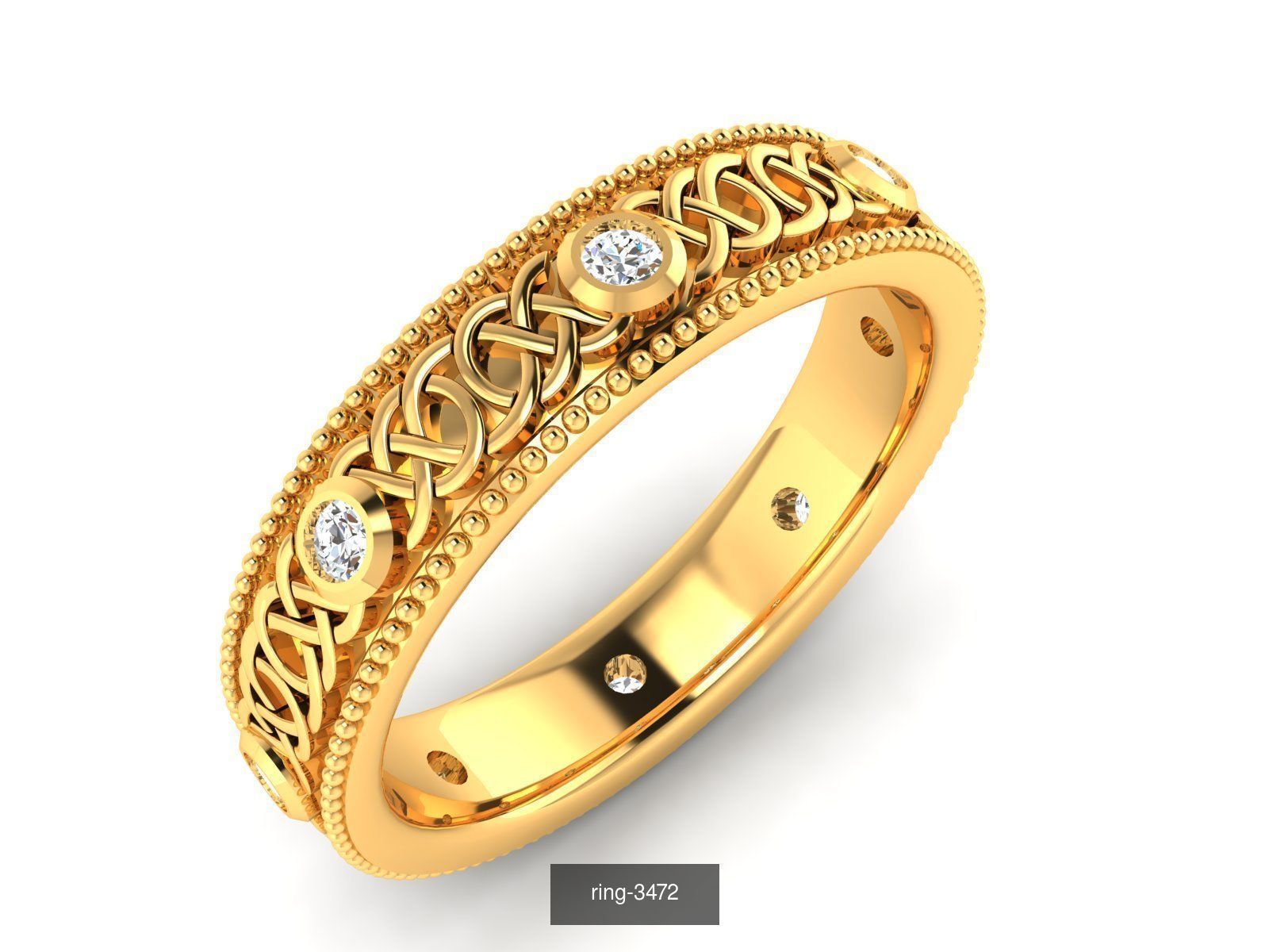 207 BAND RING 3D Model Collection_154