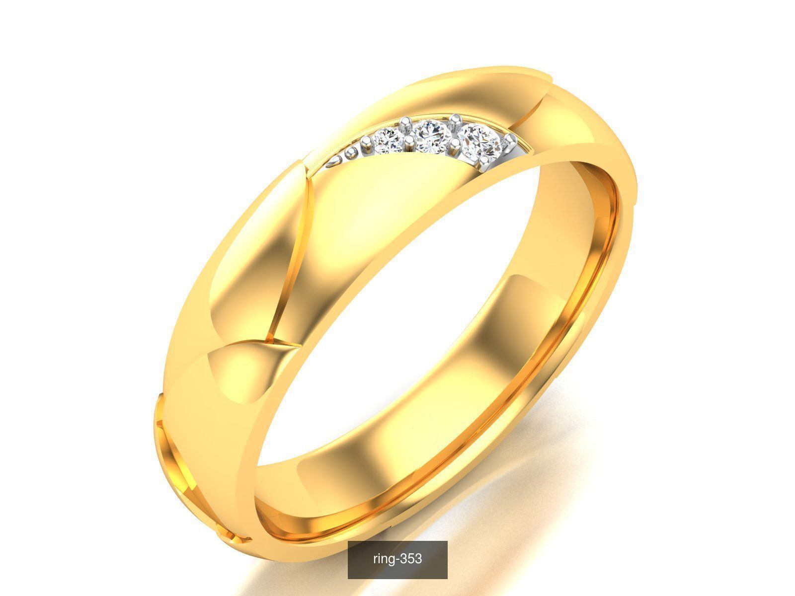 207 BAND RING 3D Model Collection_69