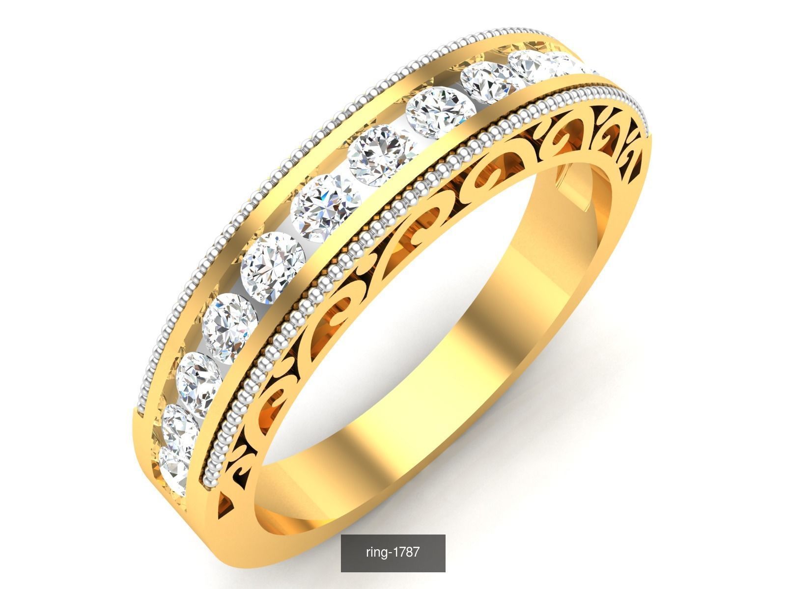 207 BAND RING 3D Model Collection_91