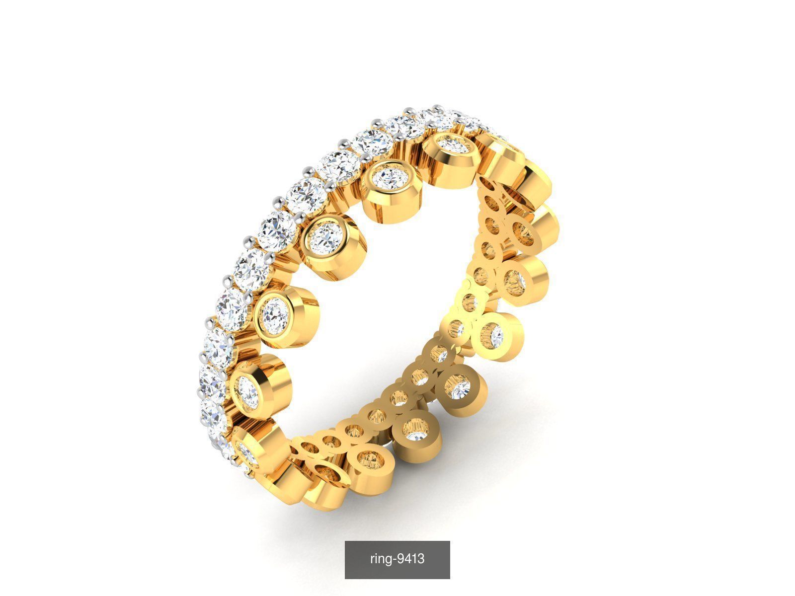 207 BAND RING 3D Model Collection_23
