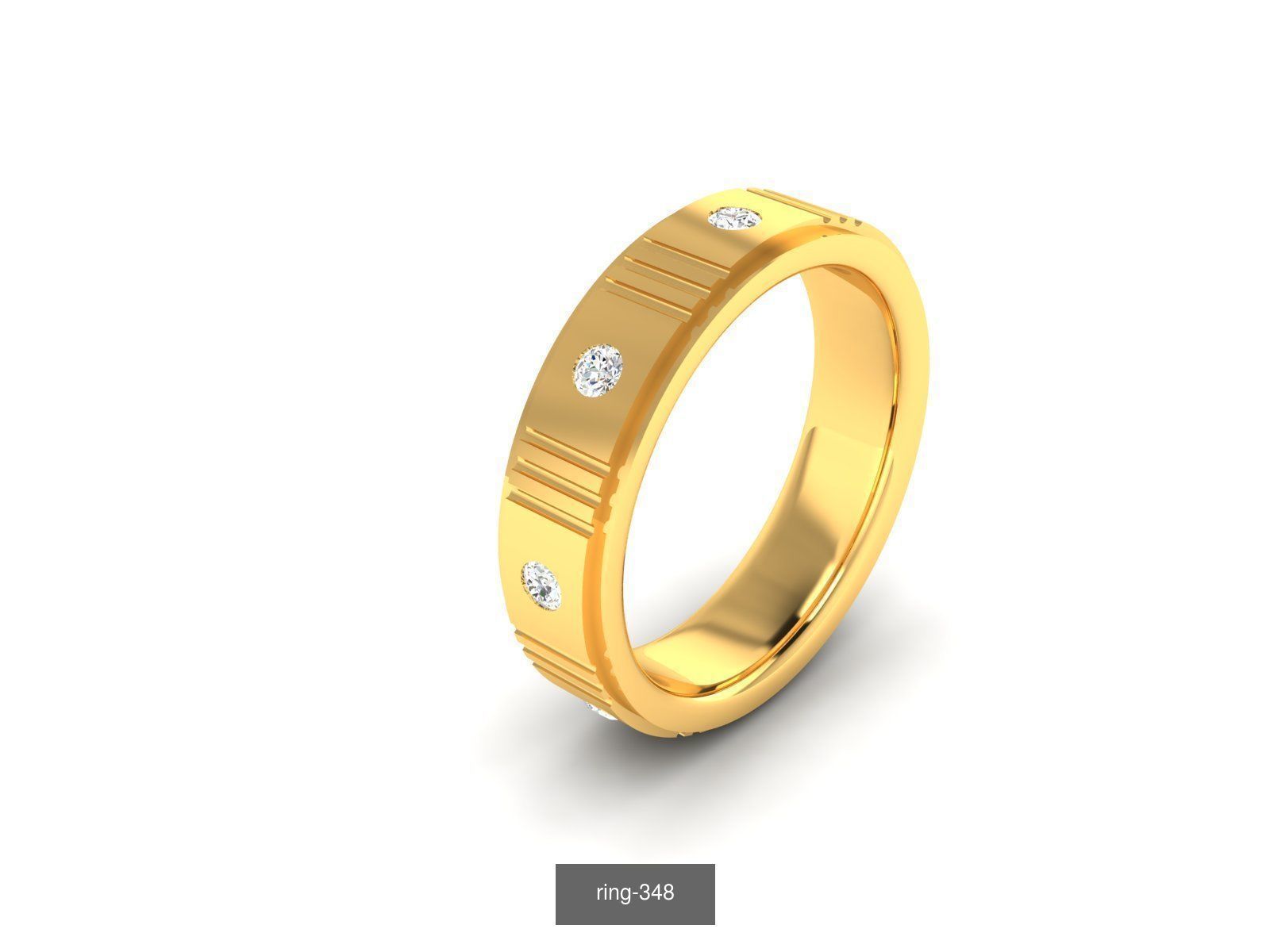 207 BAND RING 3D Model Collection_70