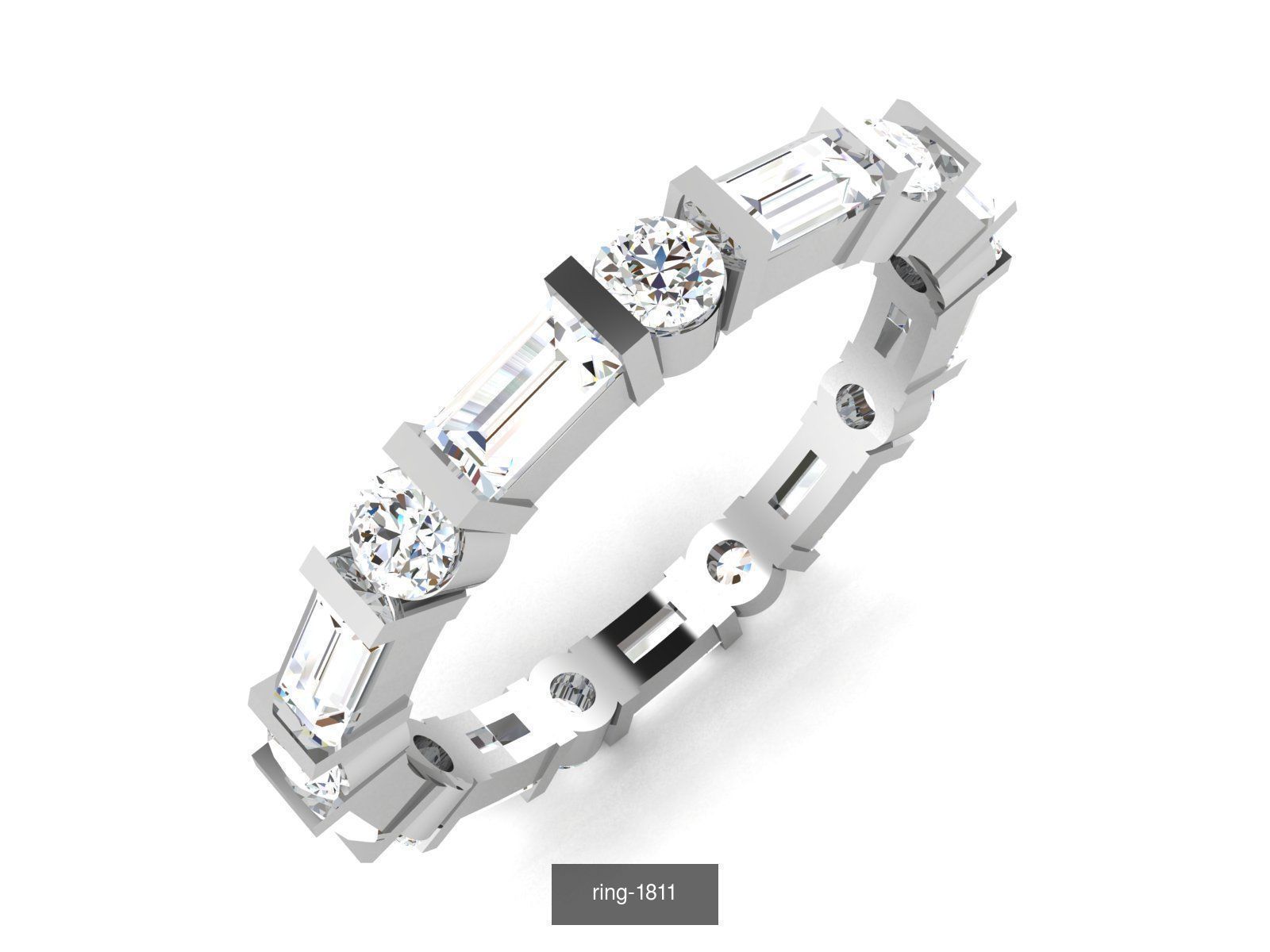 207 BAND RING 3D Model Collection_88